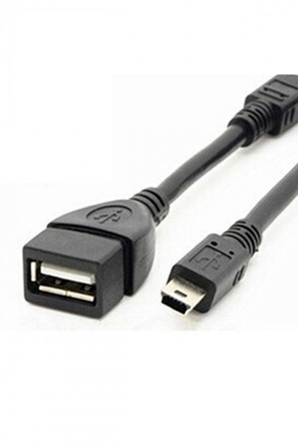WOZLO 5 Pin Mini Usb Erkek To Usb Dişi - Otg Kablo - Resim 3