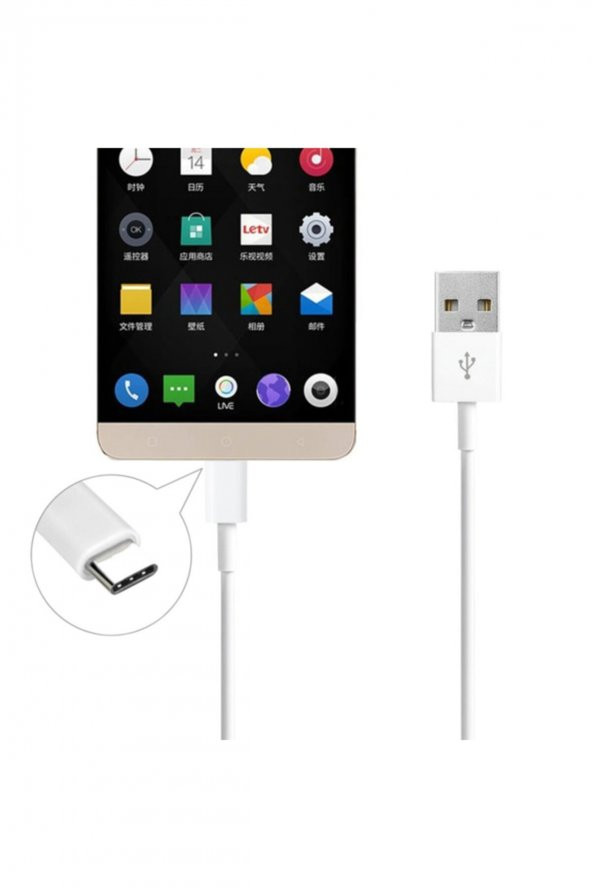 WOZLO Usb Type-c Usb 3.1 Hızlı Şarj Data Kablo Usb C Kablo 2 Amper - Resim 3