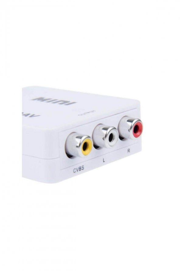 BASTORE Hdmi To Rca Tos Av Çevirici Dönüştürücü Converter 1080p - 2