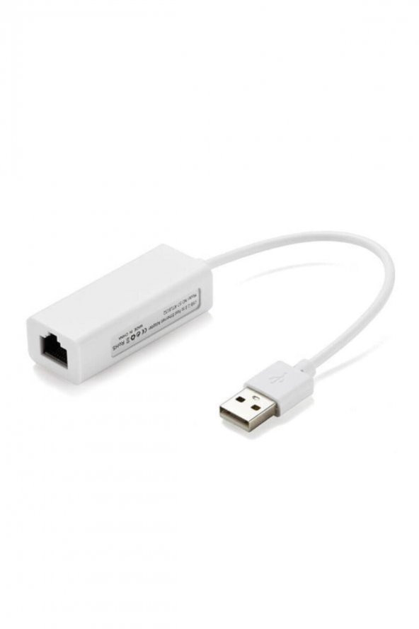 WOZLO Usb Ethernet Kartı Apple Macbook Uyumlu - Usb 2.0 - 2