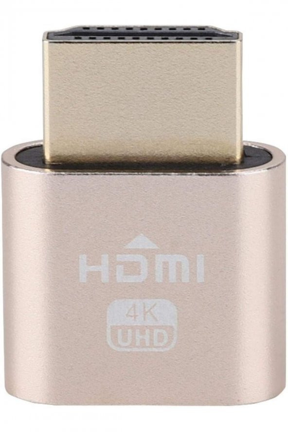 BASTORE Hdmi 4k Uhd Dummy Plug Minning Bitcoin Sanal Monitör Ekran Kartı Emülatörü