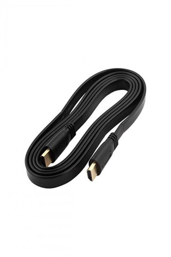 WOZLO Hdmi Kablo 4k Full Hd 3d 3840*2160 Yassı Flat Slim 4k 60hz Hdmi 2.0 Kablo 3 Metre - 3