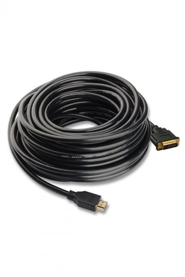 WOZLO 5 Metre Hdmi Dvi Kablo 24+1 Dvi Hdmi Kablo Altın Uç - Ps3 - 2