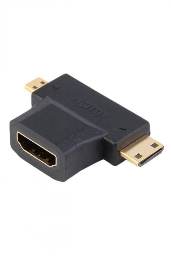WOZLO Hdmi To Mini Hdmi Ve Micro Hdmi Çevirici