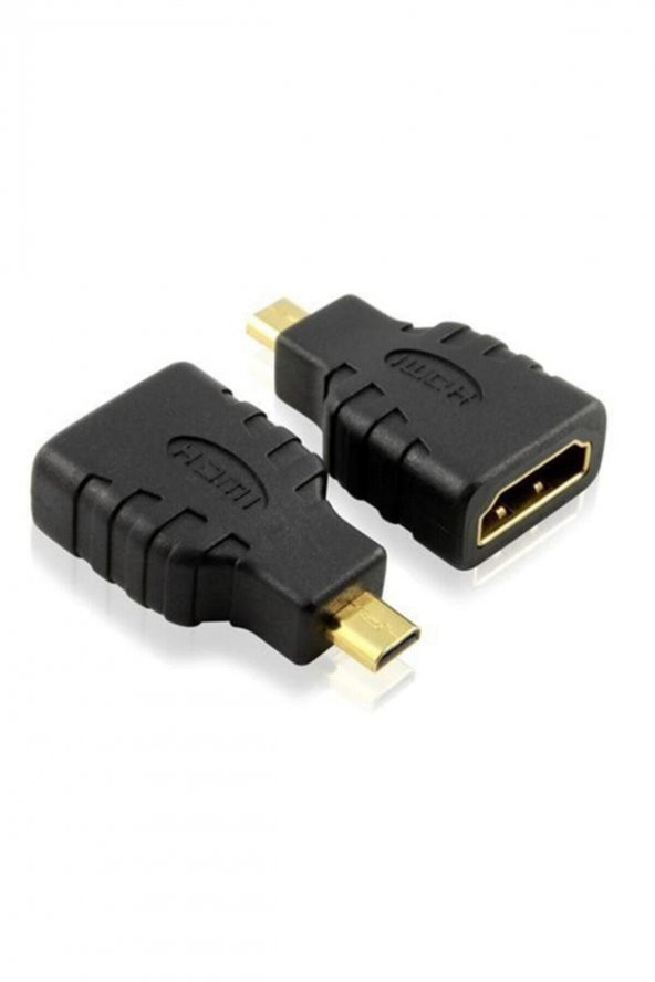 WOZLO Micro Mikro Hdmi To Hdmi Çevirici Aparat - Hdmi Dişi Micro Hdmi Erkek Adaptör