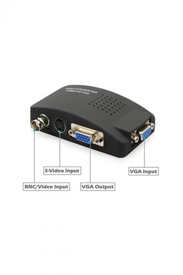 BASTORE Bnc To Vga Kamera Monitör Dvr Çevirici Dönüştürücü Adaptör Svideo Scart Rca To Vga Çevirici - 2