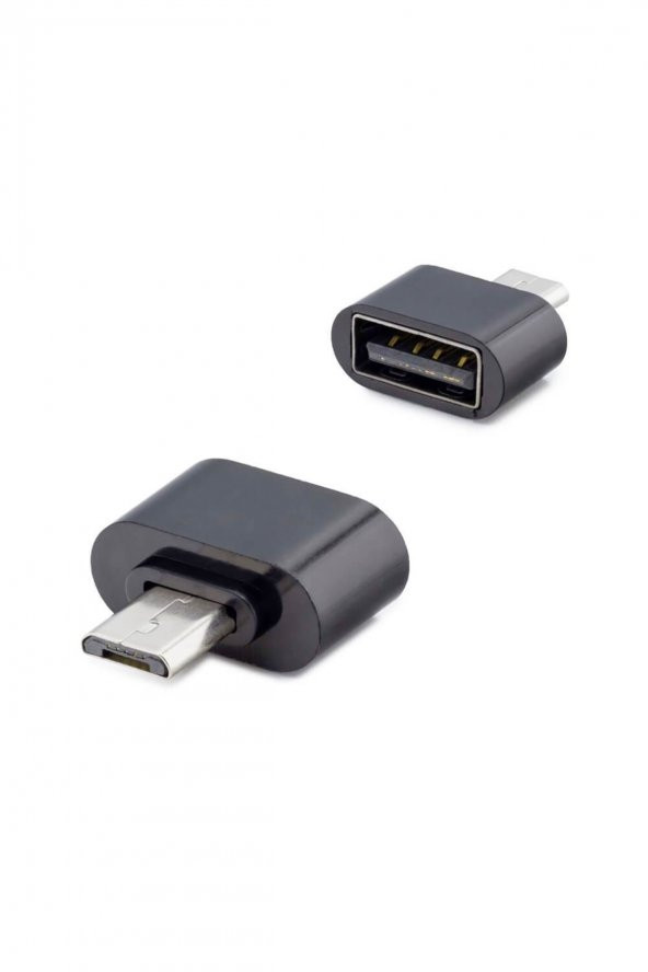WOZLO Micro Usb Otg Adaptör Samsung Xiaomi Huawei Uyumlu Mikro Usb Otg Siyah - 2
