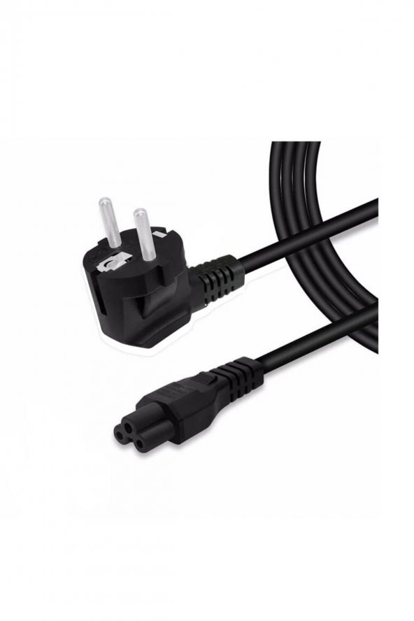 WOZLO Laptop Adaptör Yonca Power Elektrik Kablosu 3*1.5mm Bakır Kablo 1.8m - 2