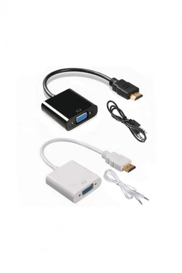 BASTORE Hdmı To Vga Kablo Çevirici Dönüştürücü + Ses - Hdmi To Vga Kablo (535137212)