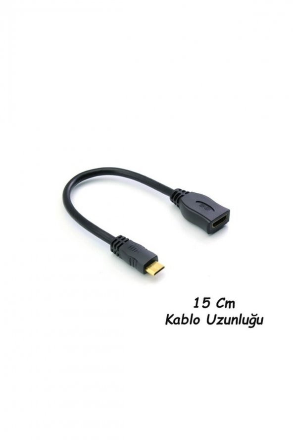 BASTORE Mini Hdmi To Hdmi Kablo Çevirici Tablet Slr Kamera Projeksiyon - 2