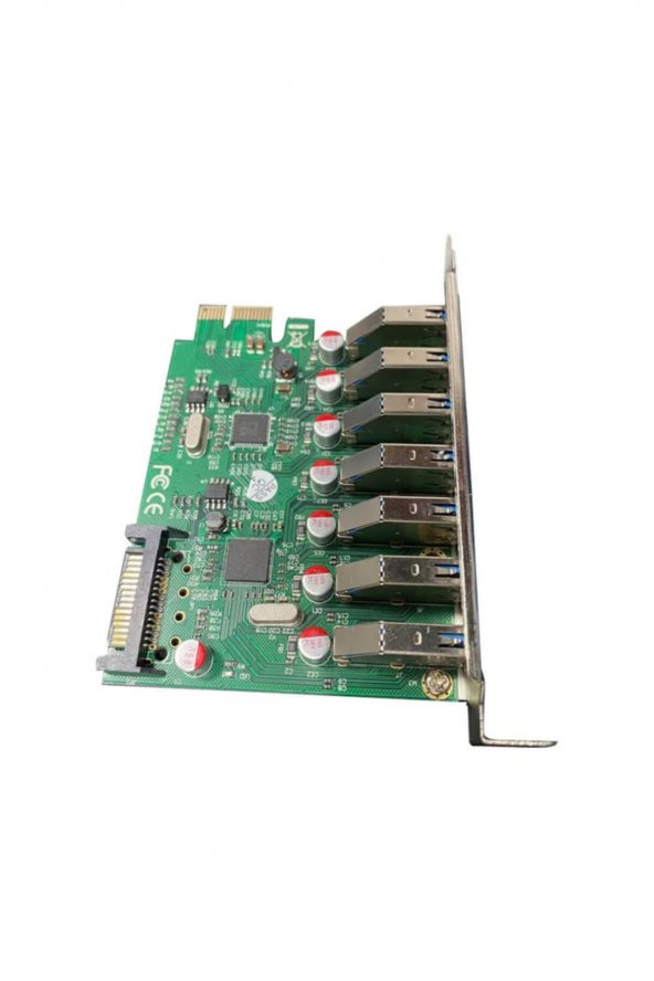WOZLO 7 Port Usb Çoklayıcı - Pci-express - Usb 3.0 - 2