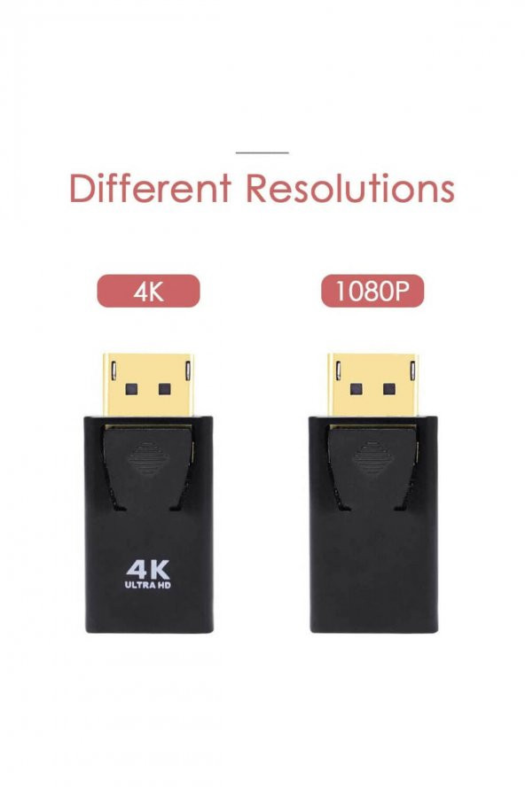 WOZLO 4k Displayport To Hdmi Display Port Hdmı Çevirici Dönüştürücü - 3