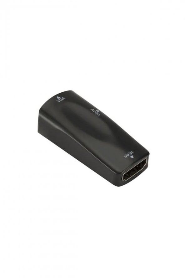 WOZLO Hdmi To Vga Çevirici Dişi Dişi Dönüştürücü Adaptör Ses Çıkışlı Pc Notebook Projeksiyon Receiver - 3