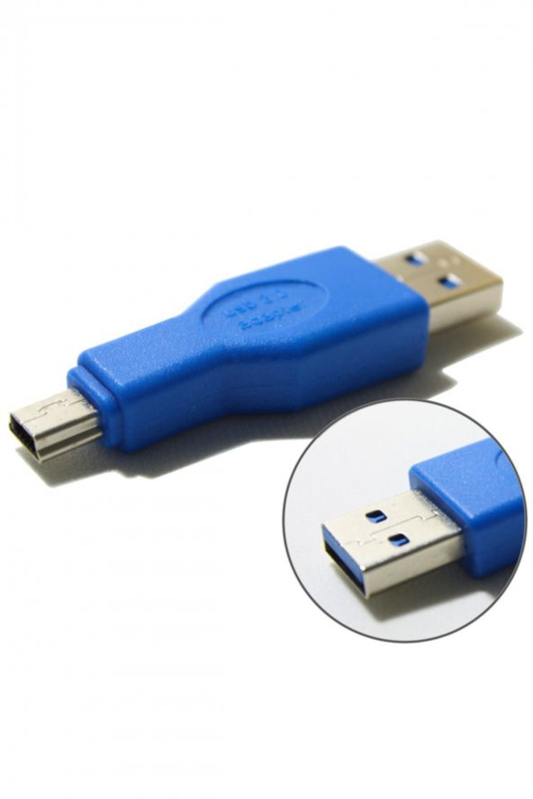 WOZLO 10 Pin Mini Usb 3.0 Erkek To Usb 3.0 Erkek Çevirici Dönüştürücü Adaptör