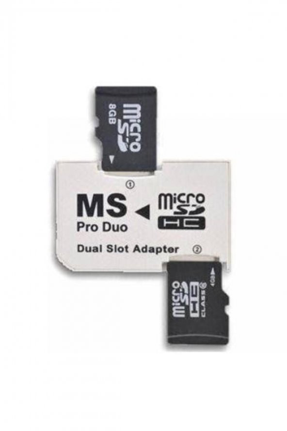 WOZLO Micro Sd Memory Stick Pro Duo Çevirici Adaptör - Resim 2