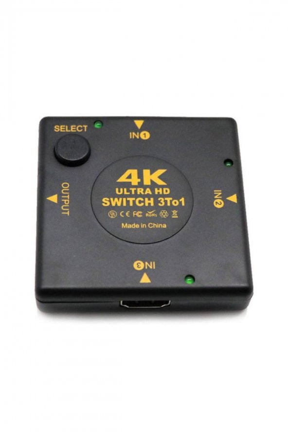 WOZLO 4k Ultra Hd Hdmı Çoklayıcı 3 Port 1080p Hdmı Switch Splitter - 3