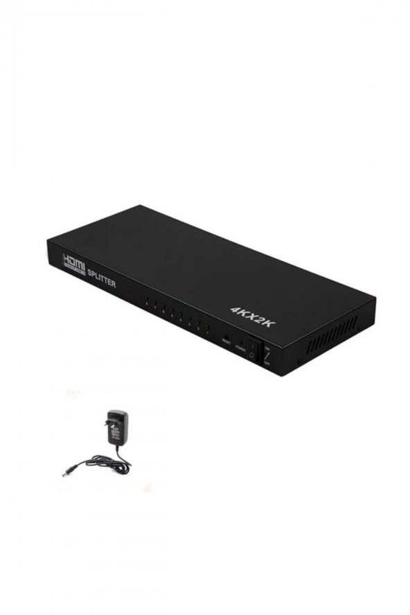 WOZLO 8 Port 4kx2k Hdmı Splitter - 8 Port 4k Hdmi Splitter Çoklayıcı 3d 1080p To 2160p