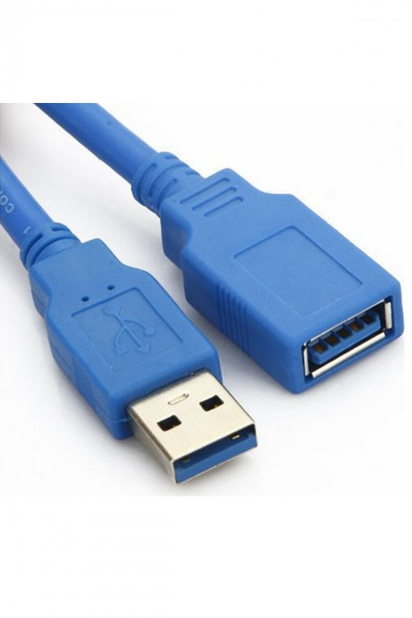 OEM Powermaster Pm-3229 Mavi Usb 3.0 Erkek / Usb 3.0 Dişi 1.8 Metre Uzatma Kablo