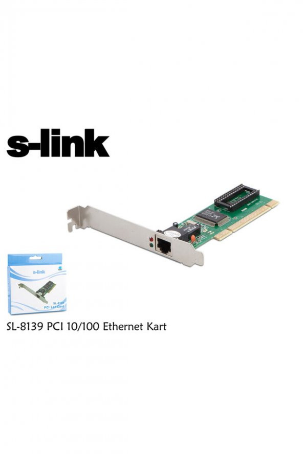 OEM S-link Sl-8139 Pcı 10-100 Erhernet Kart ürün görseli