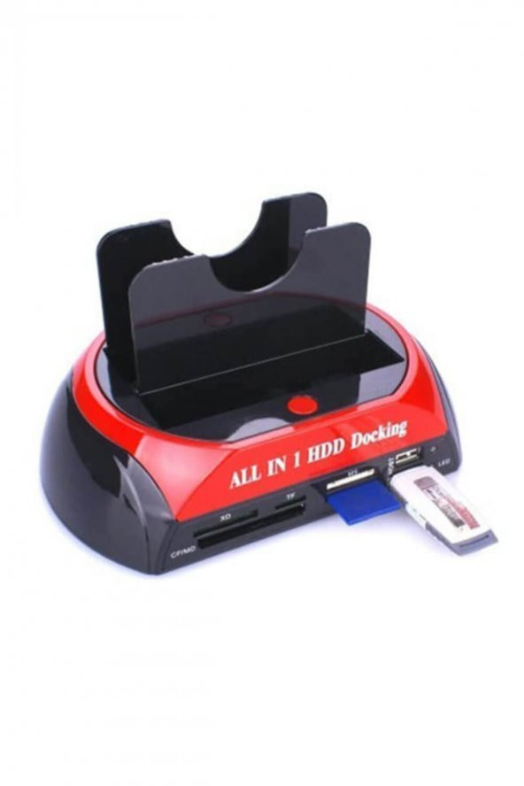 WOZLO Usb 2.0 Harddisk Docking - Kart Okuyucu - Hdd Klonlama Ide Sata
