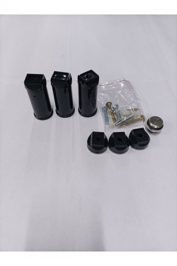 Toprak Havlupan Siyah Renk Havlupan Radyatör Montaj Seti - Resim 3