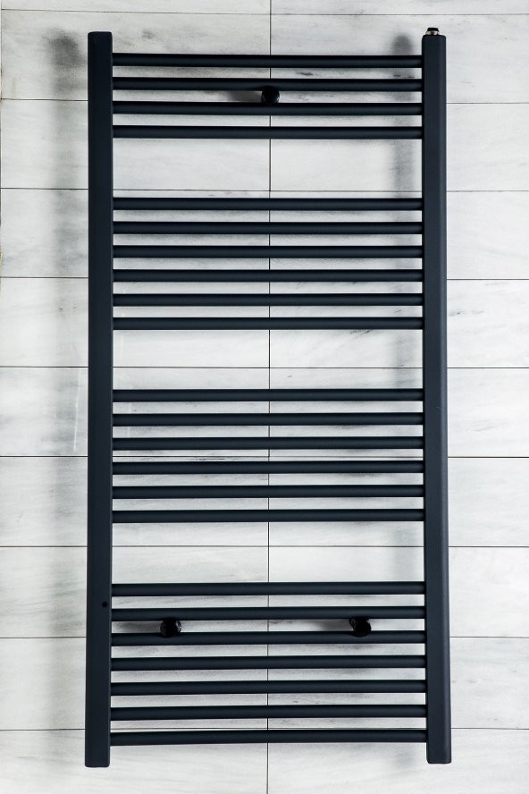 Toprak Havlupan  50 X 120 Cm Siyah Renk Havlupan Radyatör 5 Yıl Garantili - 4