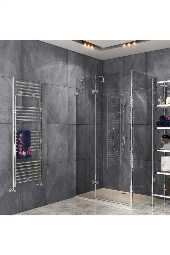 Toprak Havlupan 50/70Cm 10 Borulu Krom Havlupan +2 Adet Vana +2 Boru Gizleme Aparatı + Montaj Seti 50 X 70 - 3