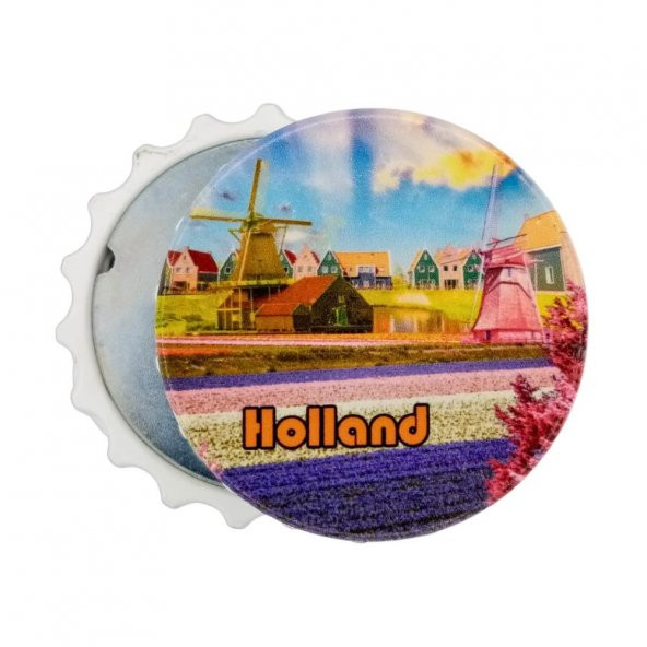 Hollanda Temalı Magnet Kapak Açacak - Resim 3