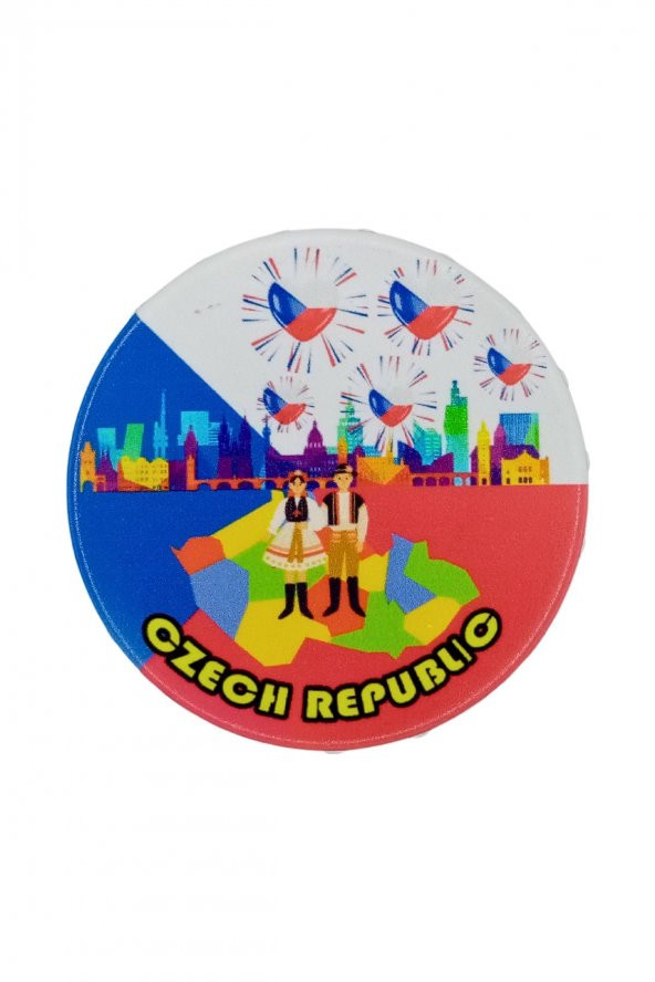 Çek Cumhuriyeti Temalı Magnet Kapak Açacak - Resim 4