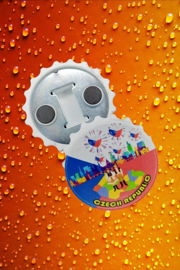 Çek Cumhuriyeti Temalı Magnet Kapak Açacak - Resim 5