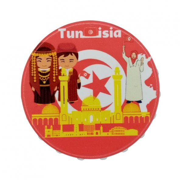 Tunus Temalı Magnet Kapak Açacak ürün görseli