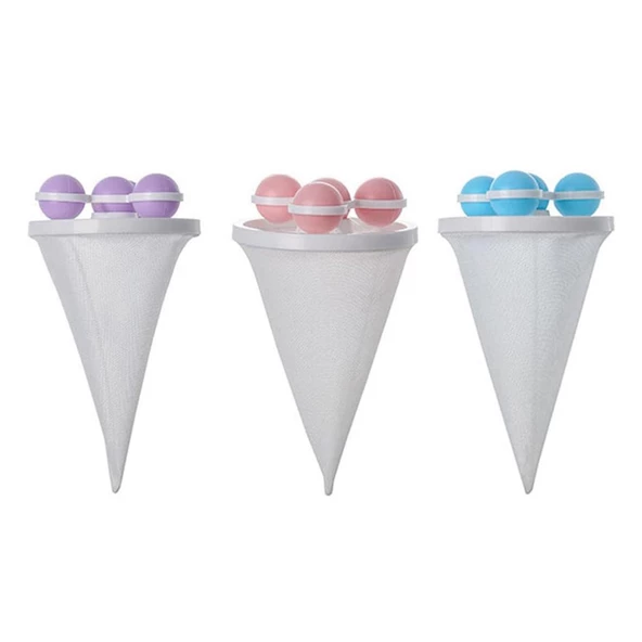 Tüy Temizleme Aparatı Yıkanabilir  Çamaşır Makinesi İçin Toz ve Evcil Hayvan Tüyü Toplar - 5