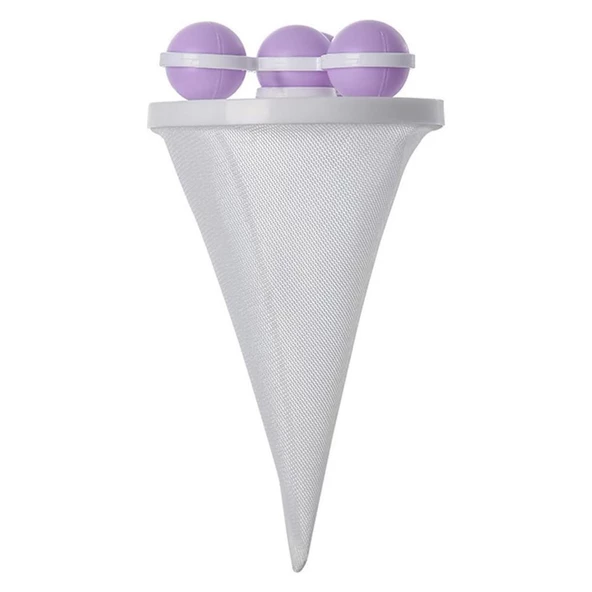 Tüy Temizleme Aparatı Yıkanabilir  Çamaşır Makinesi İçin Toz ve Evcil Hayvan Tüyü Toplar - 8