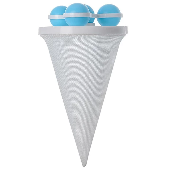 Tüy Temizleme Aparatı Yıkanabilir  Çamaşır Makinesi İçin Toz ve Evcil Hayvan Tüyü Toplar