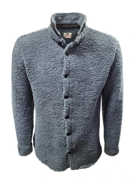 Yegua Y00788 Erkek Düz Kuzu Peluş Gömlek - 3