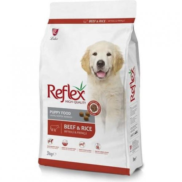 Reflex Biftekli Büyük Irk Yavru Köpek Maması 3 Kg