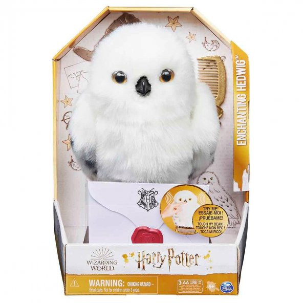 Harry Potter İnteraktif Büyüleyici Hedwig Baykuş Peluş Oyuncak 23 Cm - 9