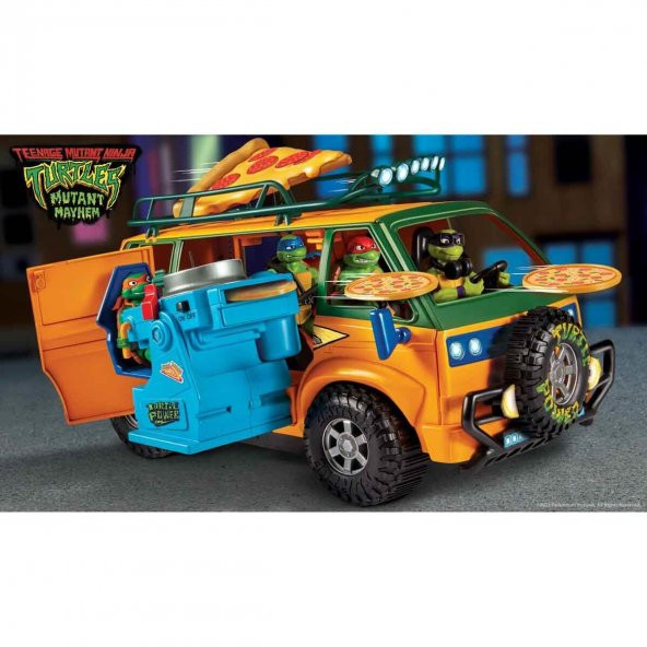 Ninja Turtles Mutant Mayhem Karavan Ninja Kaplumbağ Karavanı - 5