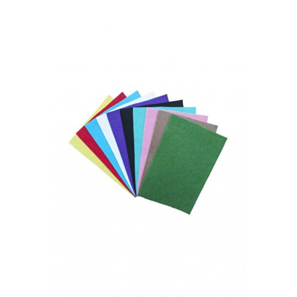 Kalın Renkli Keçe 10 Renk 50x70 Cm