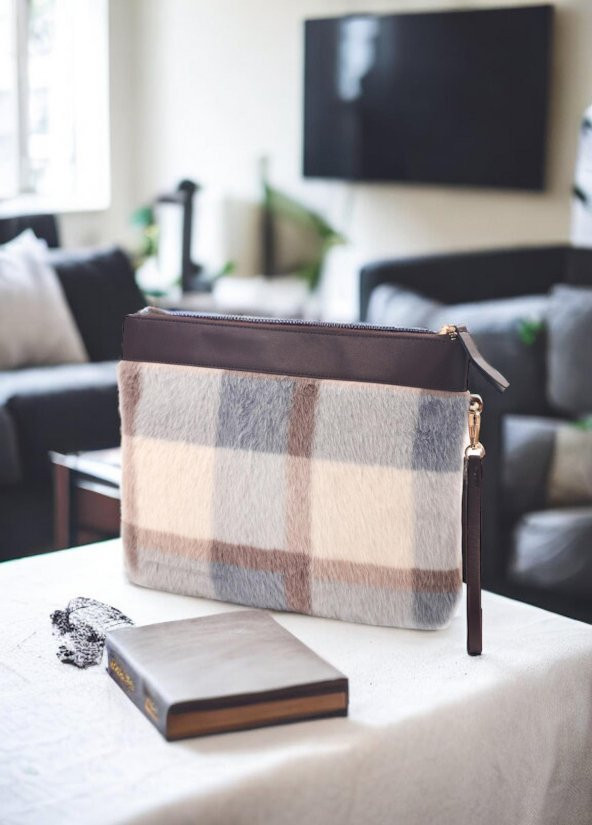 The Mia Ekose Clutch Çanta 26x33 cm - 3