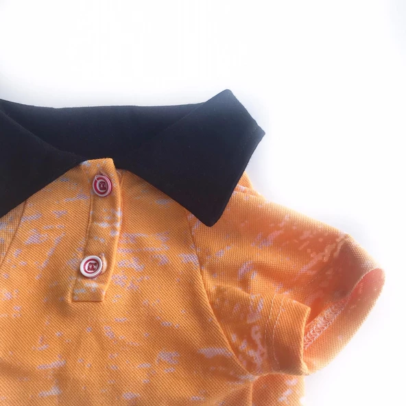 Orange Skies Polo Yaka Tişört Köpek Kıyafeti  Köpek Elbisesi - Resim 5