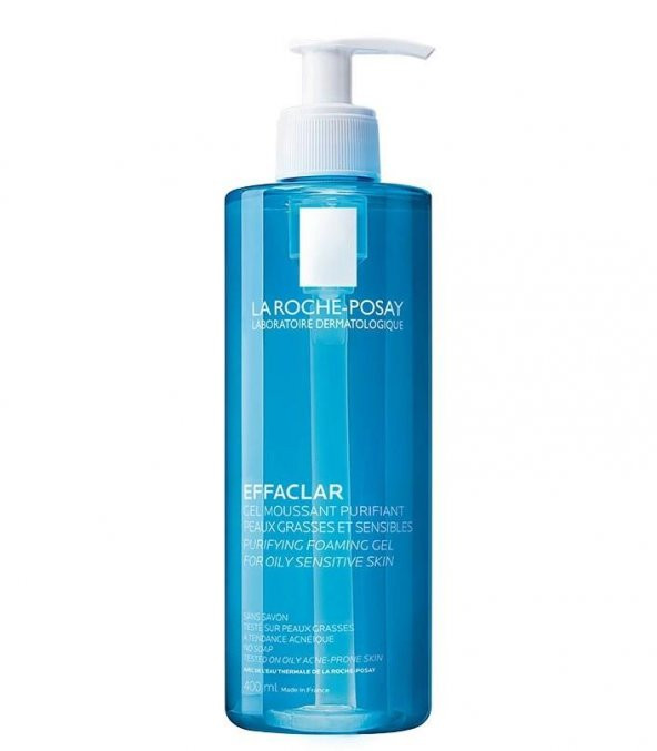 La Roche Posay Effaclar Gel 400 ml - Yağlı ve Hassas Ciltler İçin Temizleyici Jel