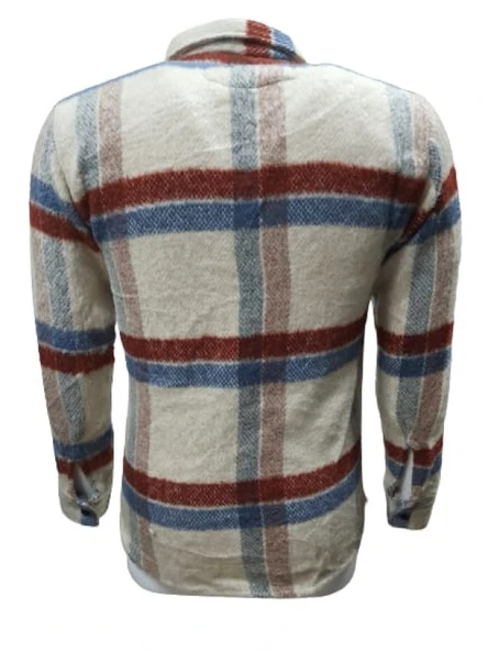 Yegua Y00806 Erkek Ekose Kareli Peluş Gömlek - Resim 2