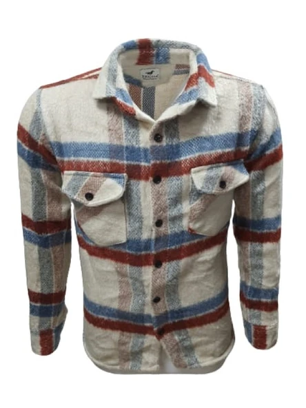 Yegua Y00806 Erkek Ekose Kareli Peluş Gömlek ürün görseli