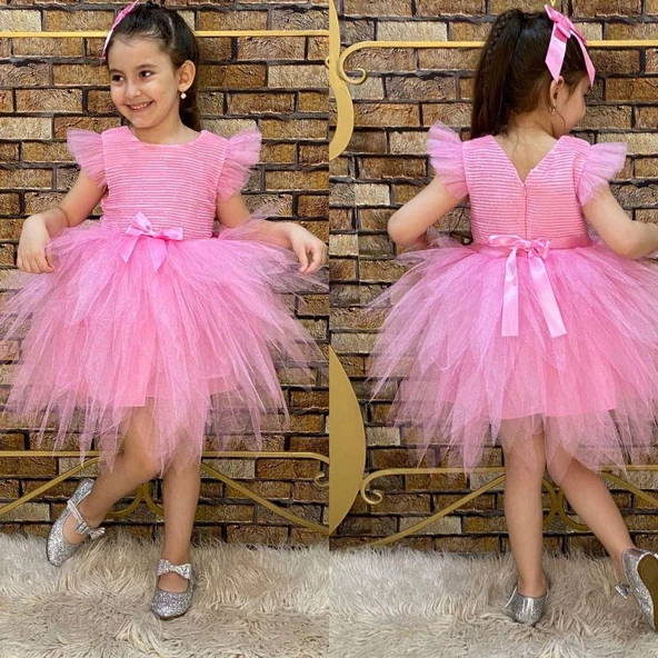 MODAVALS SİMLİ TÜTÜLÜ KIZ ÇOCUK ABİYE - 7