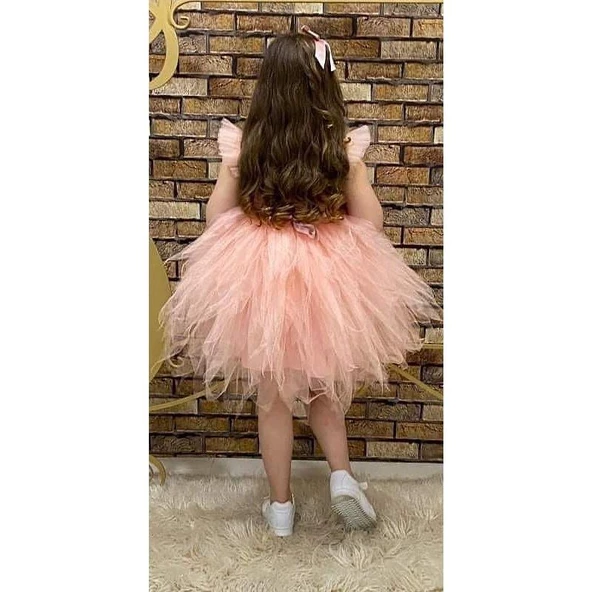 MODAVALS SİMLİ TÜTÜLÜ KIZ ÇOCUK ABİYE - 6