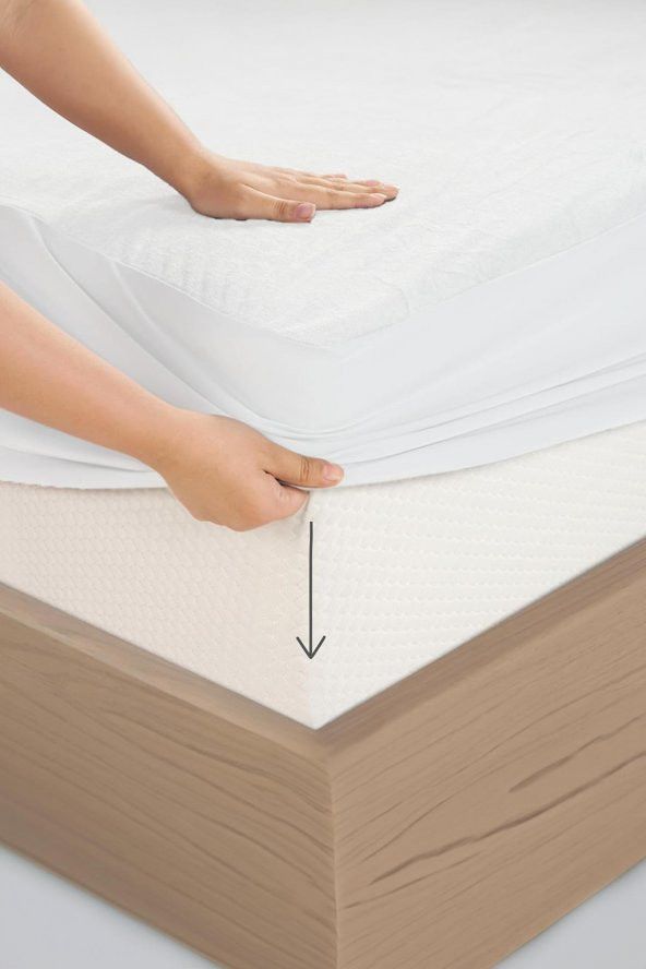 Mikro Fitted Full Kenar Su Sıvı Geçirmez Yatak Koruyucu Alez Çarşaf Tek Çift Battal - 2