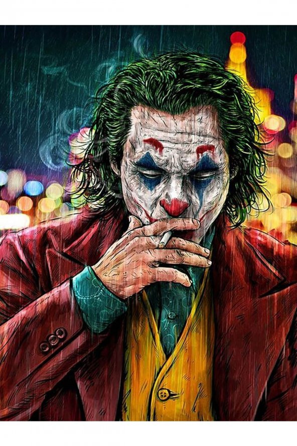 wombhobby Joker 2 Sayılarla Boyama Seti 50x65 Cm (tuvale Gerili) - 1