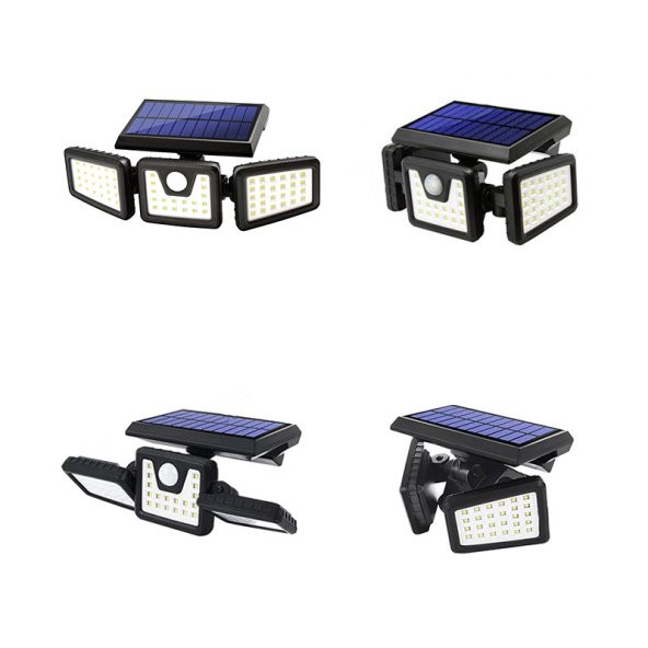 POWERMASTER MX-W771A SENSÖRLÜ 3 MODLU 74 LEDLİ SOLAR AYDINLATMALI DUVAR LAMBASI - 2