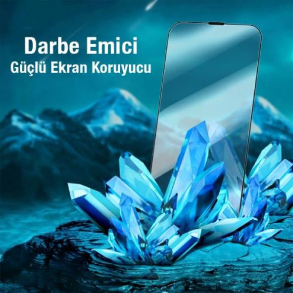 Baseus Full Koruma Darbe Emici 2 Adet İphone 13 Pro Max Ekran Koruyucu Esnek Cam Parmak İzi Bırakmaz - 5